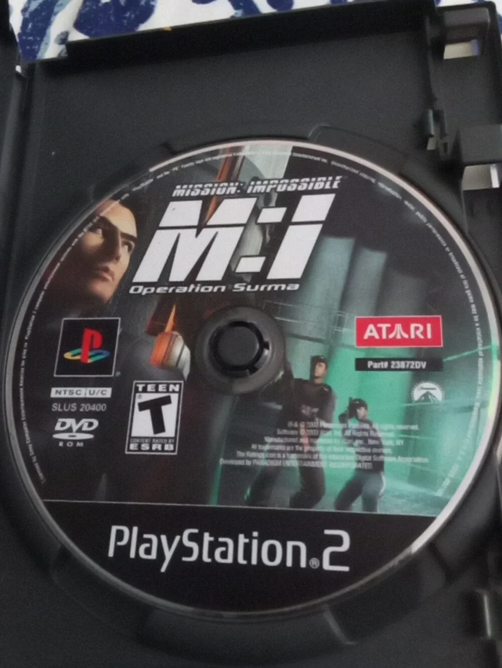 Sony PlayStation 2 Mission: Impossible M:I Operation Surma — Black, White, Green